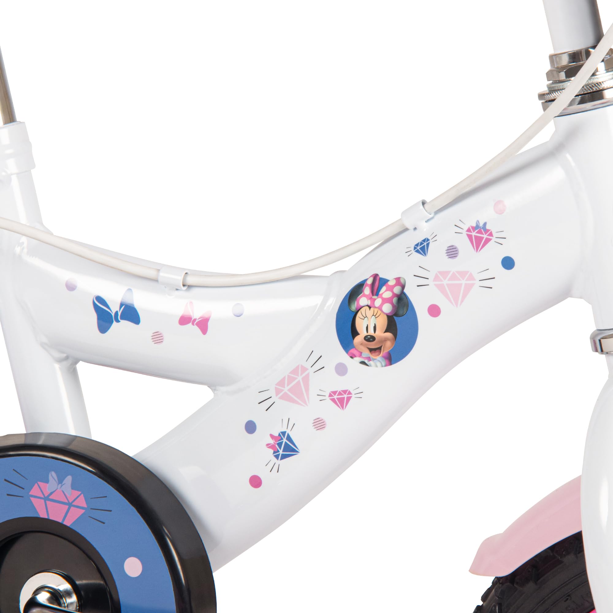 Huffy Disney Minnie Mouse - Bicicleta Infantil (12/14/16", con Ruedas)