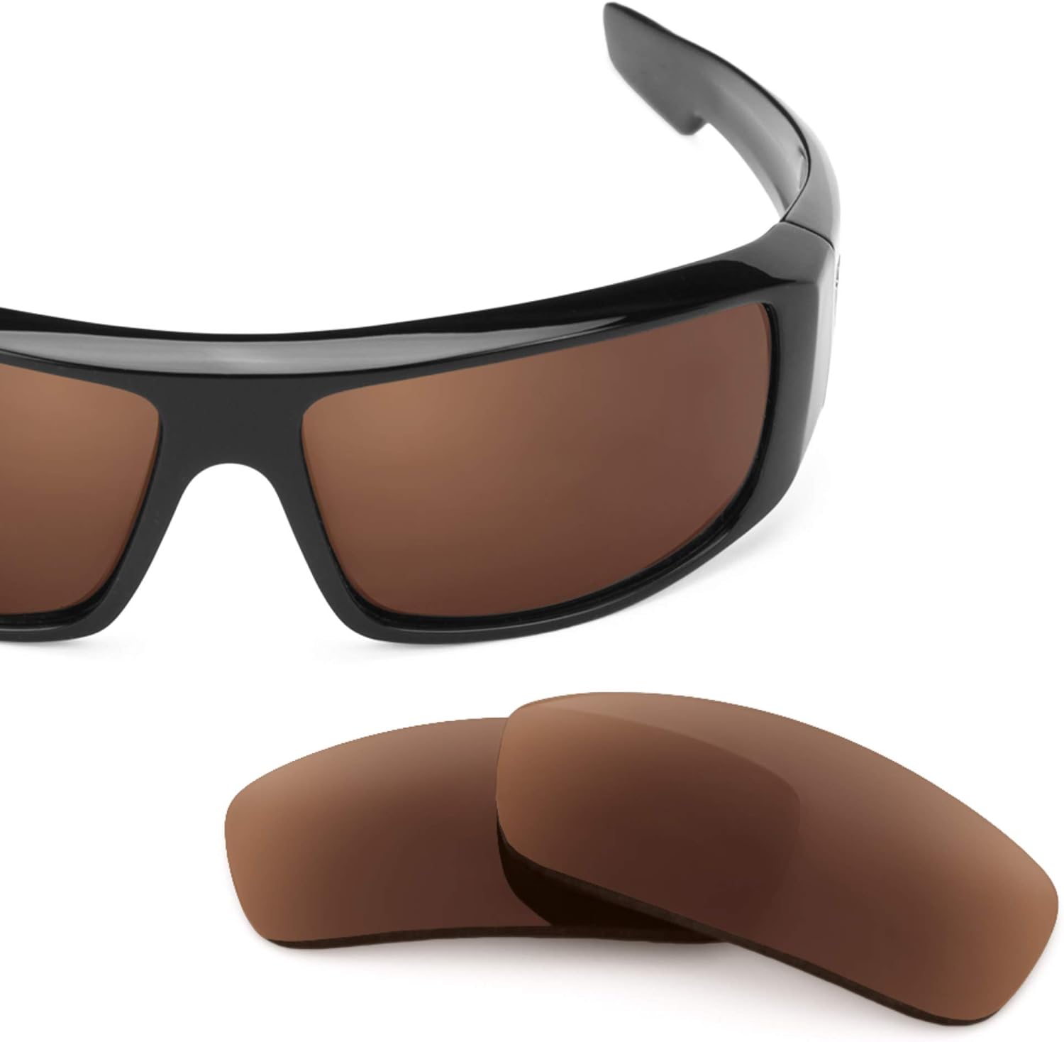 Revant Replacement Lenses for Spy Optic Logan Sunglasses - Elite Polarized Dark Brown