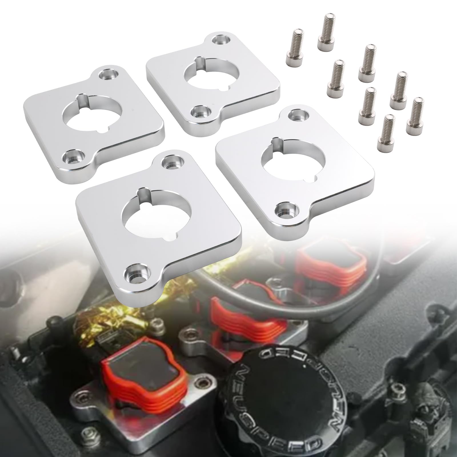 1.8T bis 2.0T FSI Zündspulen-Adapter-Umrüstsatz R8 Zündspulen-Nachrüstsatz, kompatibel mit Audi A4 B5, B6, A6 C5, TT MK1, S3, VW Golf MK4, GTI, Jetta, Passat B5, Beetle 1.8T 20V – Zündspule