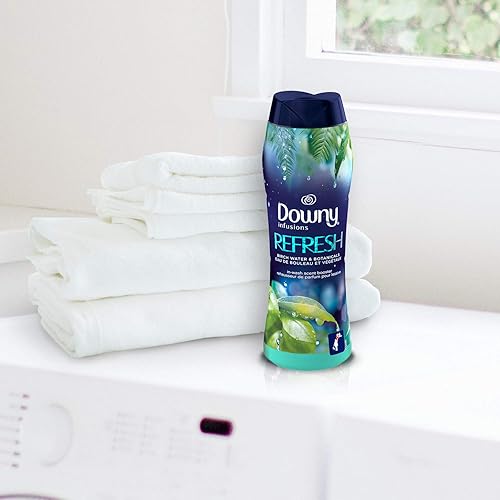 Miniatura 10 de Downy Infusions - Perlas potenciadoras de aroma para lavadora, refrescar, agua de abedul y botánicos, 10 onzas (paquete de 4)