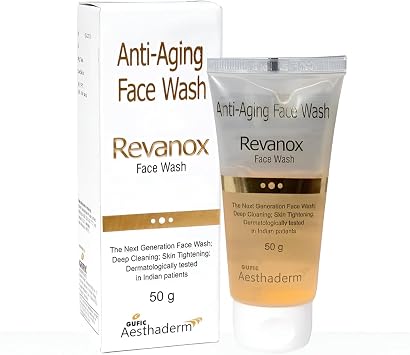 Anti-Aging Facewash 50g | Deep Cleansing Gentle Daily Facial Cleanser | Helps Improve Skin Texture, Brightness & Smoothness | For Men & Women