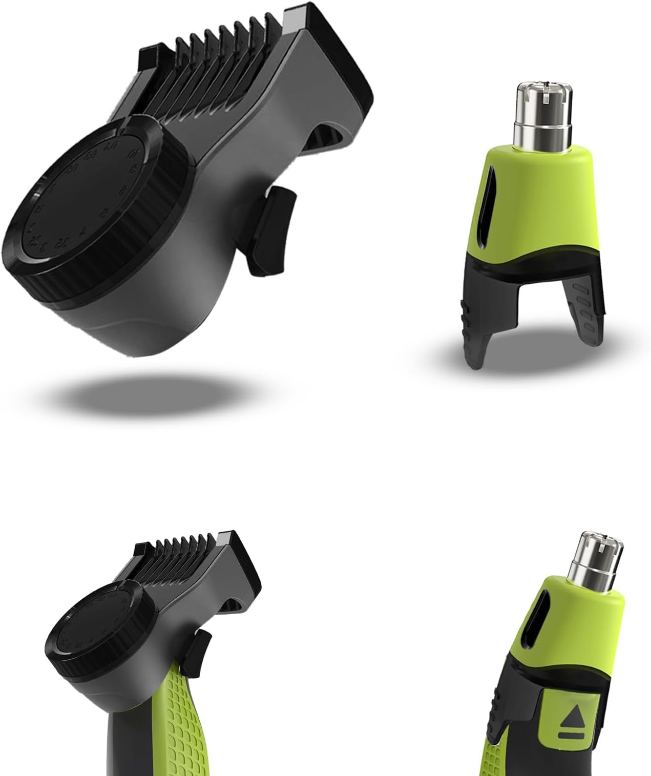 14-in-1 Adjustable Guards and Nose Trimmer Replacement Blade for One Shaver Blades QP series, Safe and Efficient Nose & Facial Detail Trimming