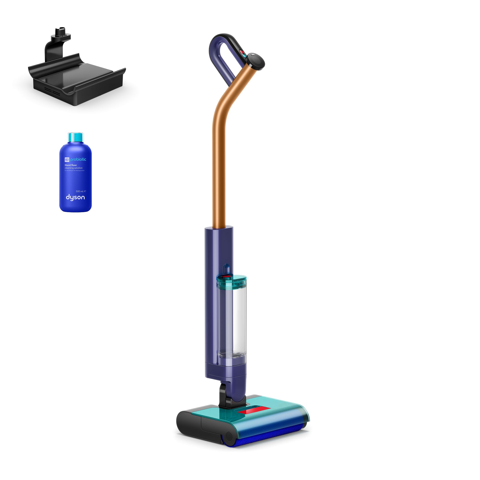 Dyson Clean+Wash Hygiene Nass‑ & Trockenreiniger 2‑in‑1 Hartbodenreiniger, entfernt nasse & trockene Verschmutzungen, Haarentwirrungstechnologie, selbstreinigende Walze ohne Filter