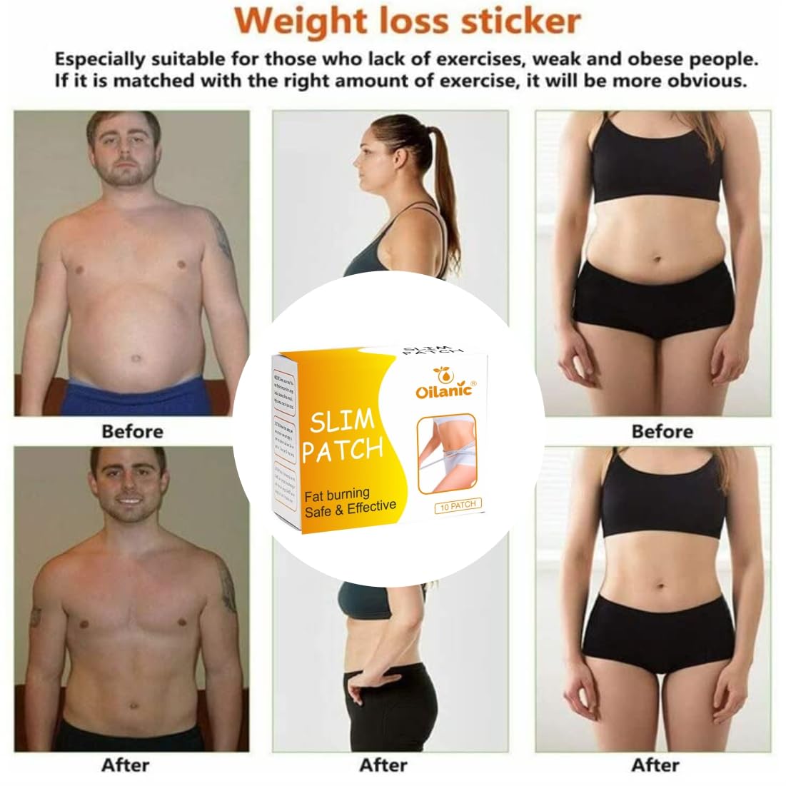 Buy Now Natural Herbal Slimming Patch For Weight Loss (Pack Of 1, 10...