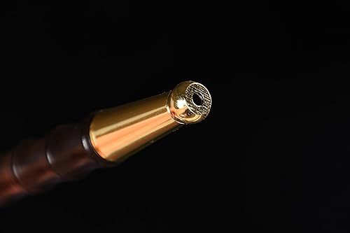 Miniatura 4 de Soporte de cigarrillos de madera hecho a mano Cabeza de metal extraíble Fácil limpieza Mix-c Filtro de cigarrillos (negro)