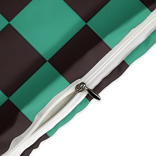 Miniatura 8 de INFLAG Juego de ropa de cama de anime de 3 piezas, funda de edredón de anime tamaño matrimonial, ultra suave, transpirable, con estampado 3D, funda