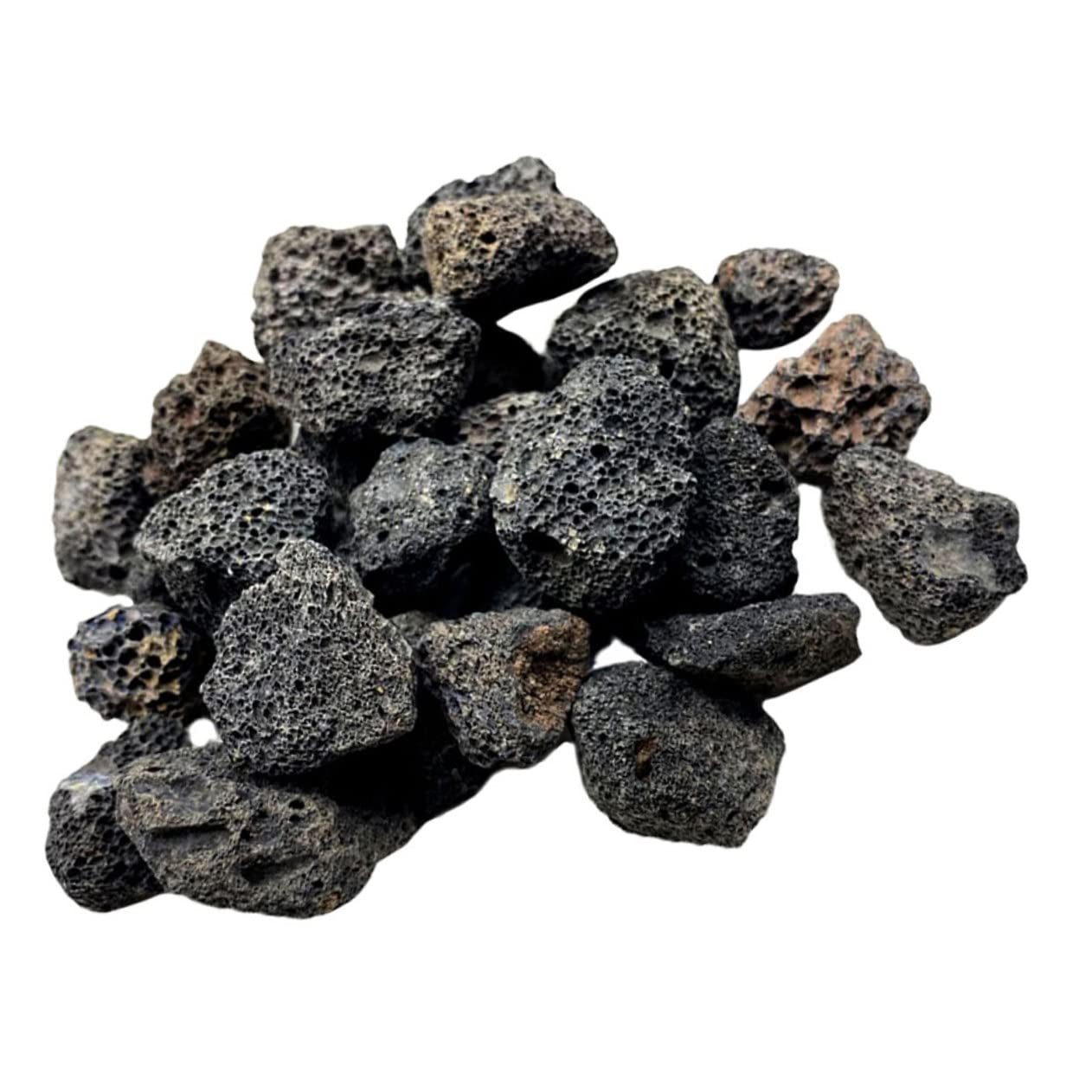 Happyyami Roches Volcaniques Naturelles pour Aquarium Décoration Élégante De Basalte Idéales pour Pots De Fleurs Et Aménagements Paysagers