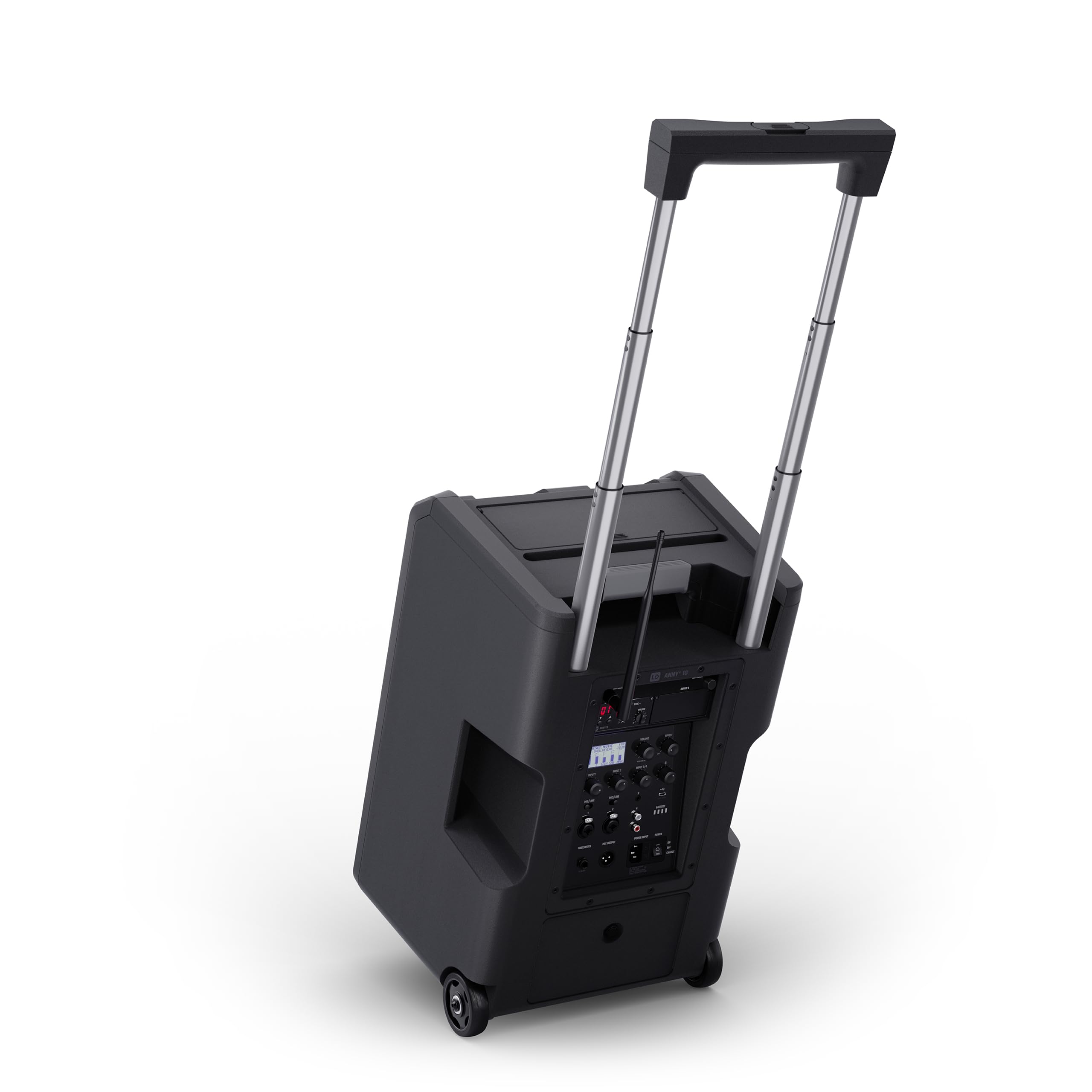 LD Systems ANNY 10 HHD B8 Enceinte de sonorisation Mobile 10 » Bluetooth avec Batterie, Table de mixage et 1x Microphone sans Fil