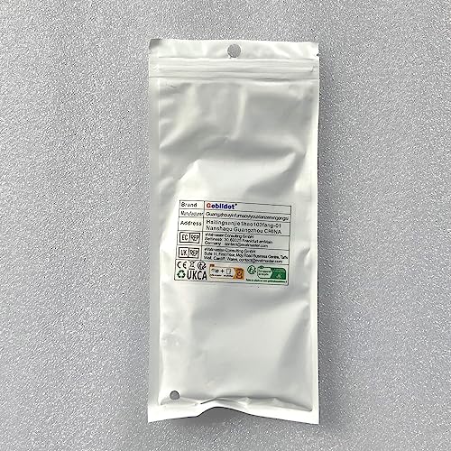 Gebildet 5pcs 12mm LED Metal Indicador Luz 110V-220VAC Lâmpada de Sinalização À Prova D'Água (Azul)