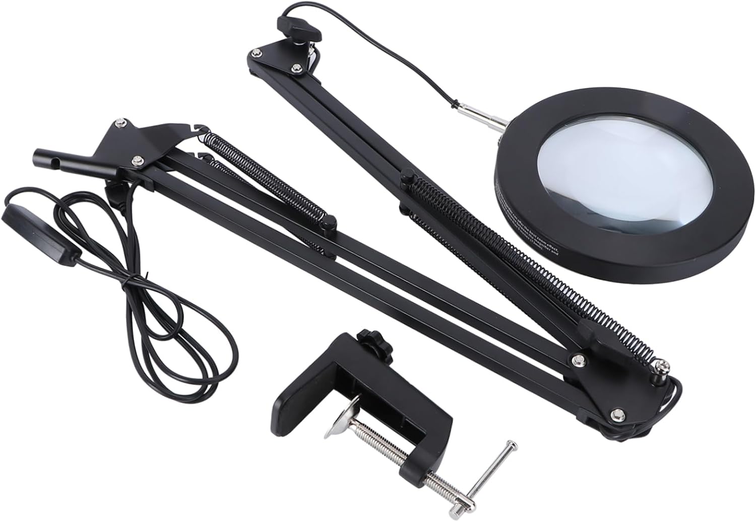 Retractable Led Desk Lamp Magnifying for Home Office Bedroom Work Light