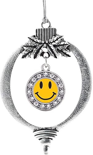 Miniatura 8 de Inspired Silver Adornos festivos de dije de círculo de plata con joyas de circonita cúbica