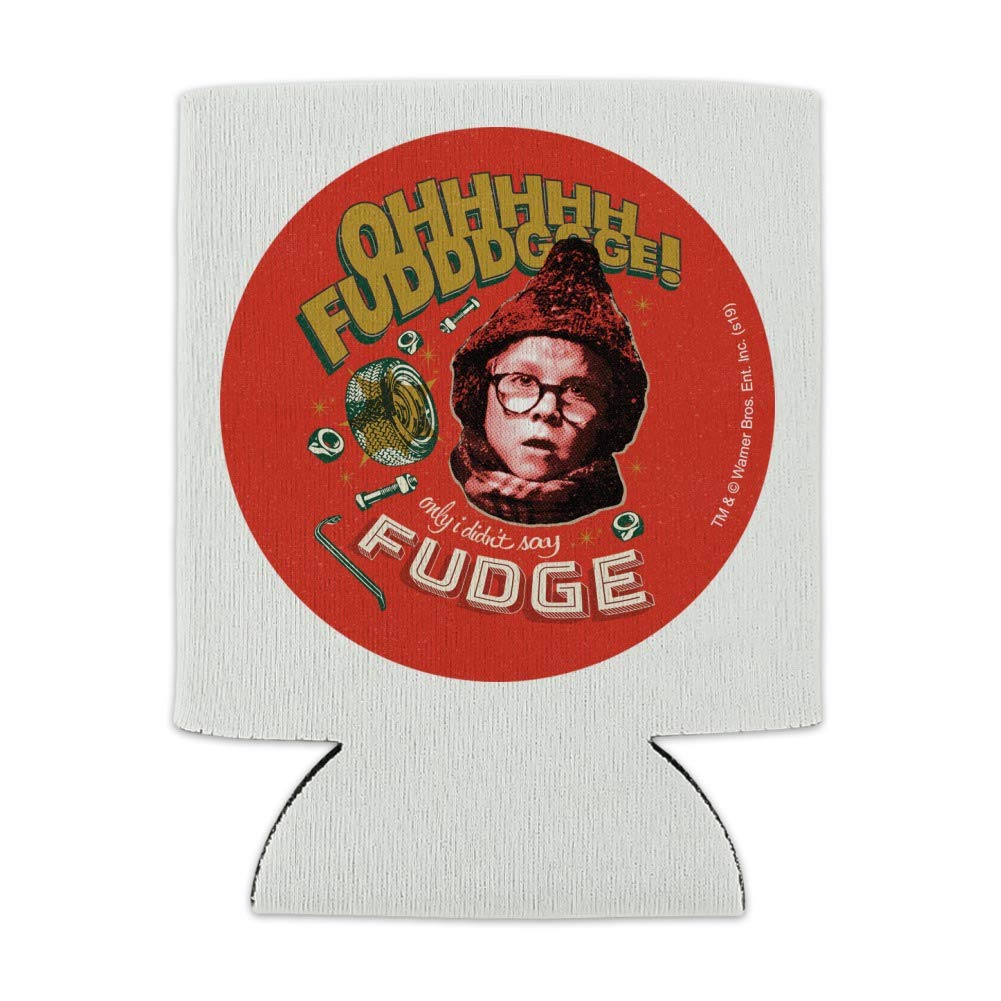 GRAPHICS & MORE A Christmas Story Only I Didn't Say Fudge Can Cooler - Drink Sleeve Hugger Collapsible Insulator - Beverage Insulated Holder