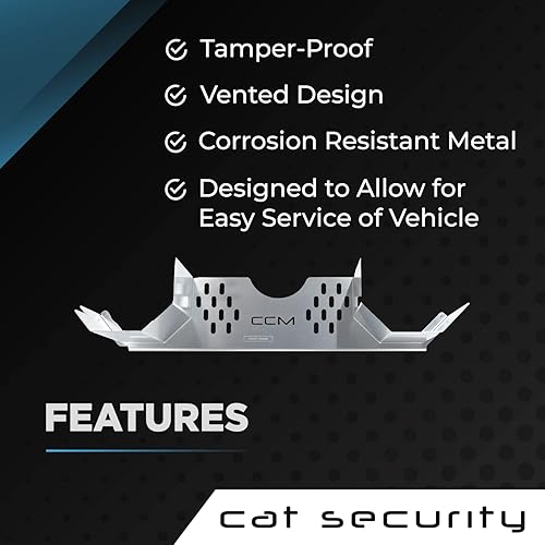 Miniatura 5 de Cat Security Conversor catalítico de protección antirrobo compatible con Sequoia y Tundra 2WD 2007-2021 Ultimate Upgrade Kit