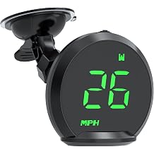 Liiiyuan G13 GPS Speedometer, Universal Digital GPS Speedometer with Color Font, USB Connection, HUD Display Suitable for All Vehicles, Plug and Play.