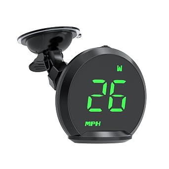 Liiiyuan G13 GPS Speedometer, Universal Digital GPS Speedometer with Color Font, USB Connection, HUD Display Suitable for All Vehicles, Plug and Play.