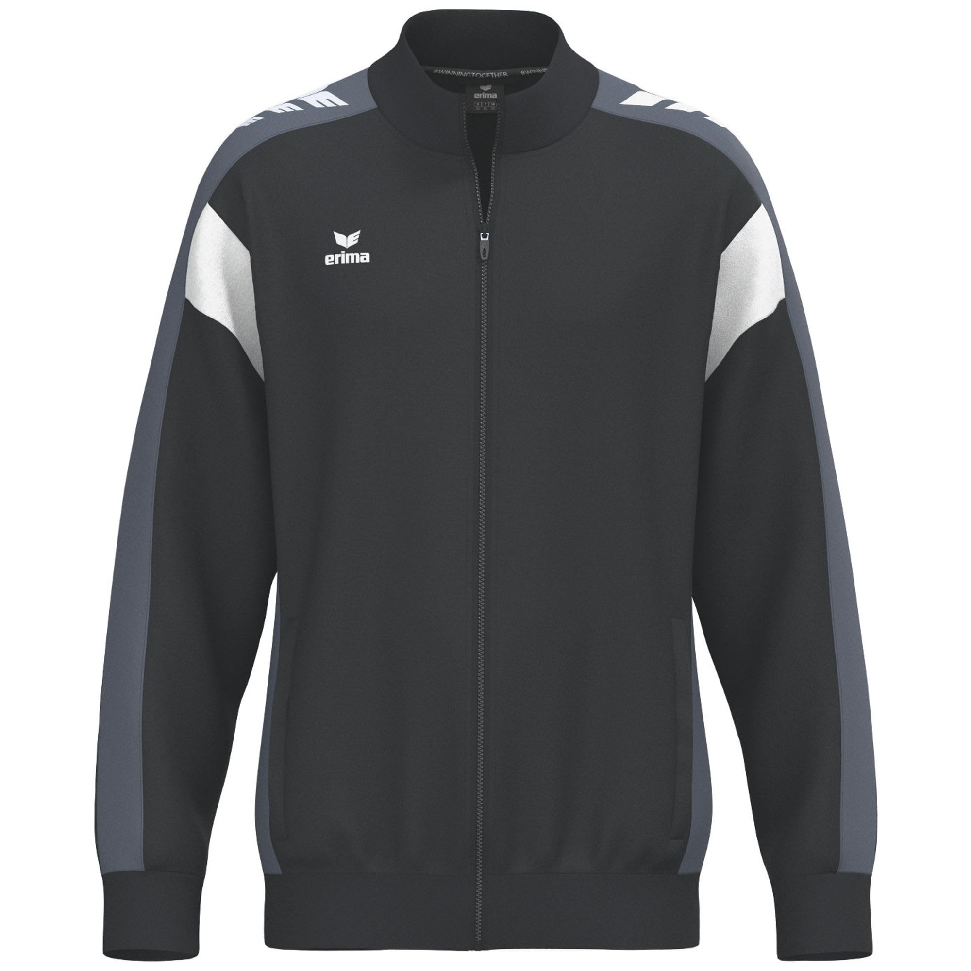 Erima Unisex Celebrate 125 Training Jacket (1032594), black/slate grey, XXL