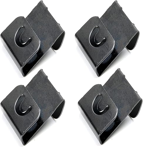 MroMax Ganchos para colgar marcos de fotos, 0.012 in de grosor de metal en forma de S, clips para colgar fotos, 50 unidades