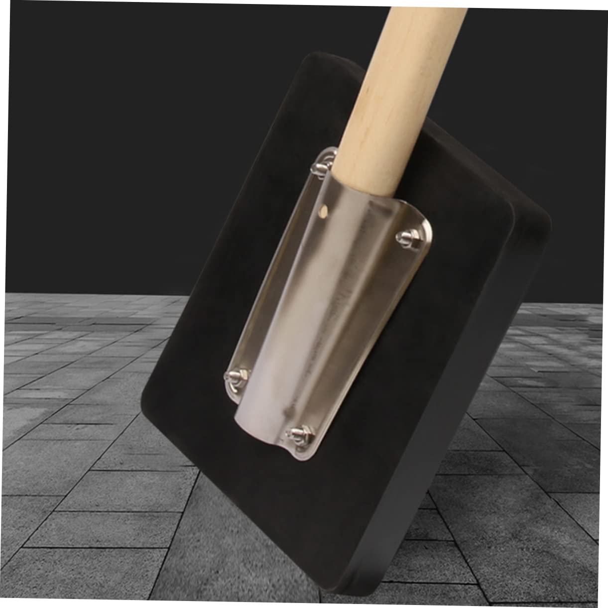 Uonlytech Maillet Caoutchouc Pour Pavage Outil De Construction Marteau Caoutchouc Aplanir Carreaux Poignée Ronde Bois