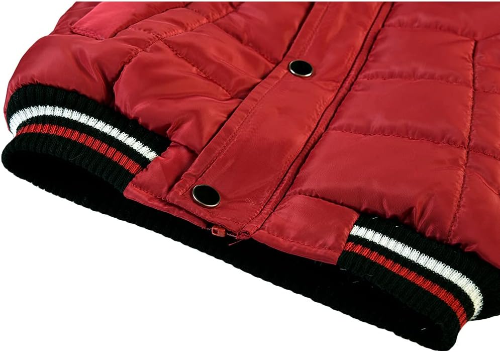 AMIYAN Toddler Boys Down Jacket Fur Collar Hood Thick Warm Winter Snowsuit Coat Parka - Image 6