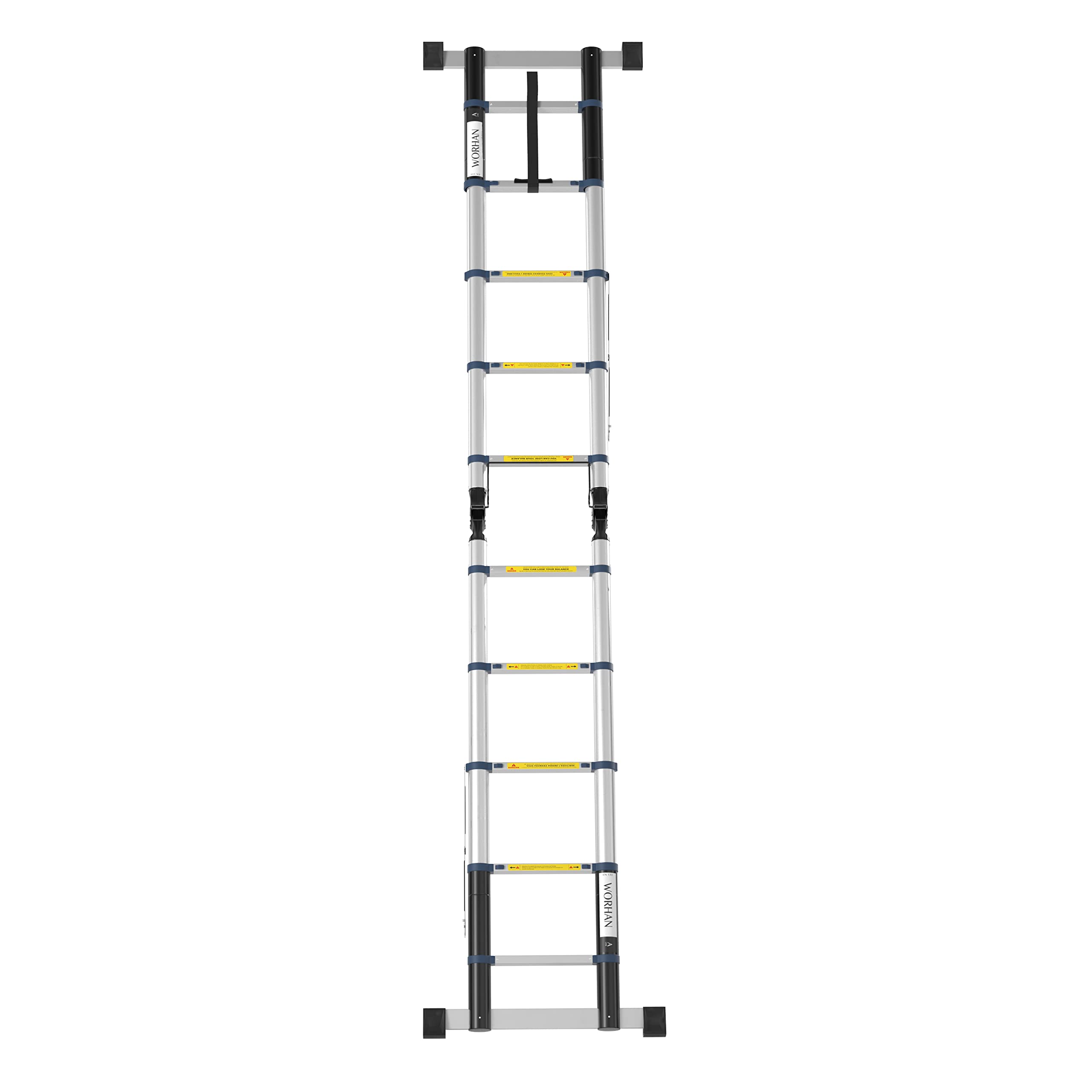 3.2m TELESKOPLEITER 2 in 1 ANLEGELEITER KLAPPLEITER ALU TELESKOP Leiter MULTIFUNKTTIONS Leiter 320cm K3.2A