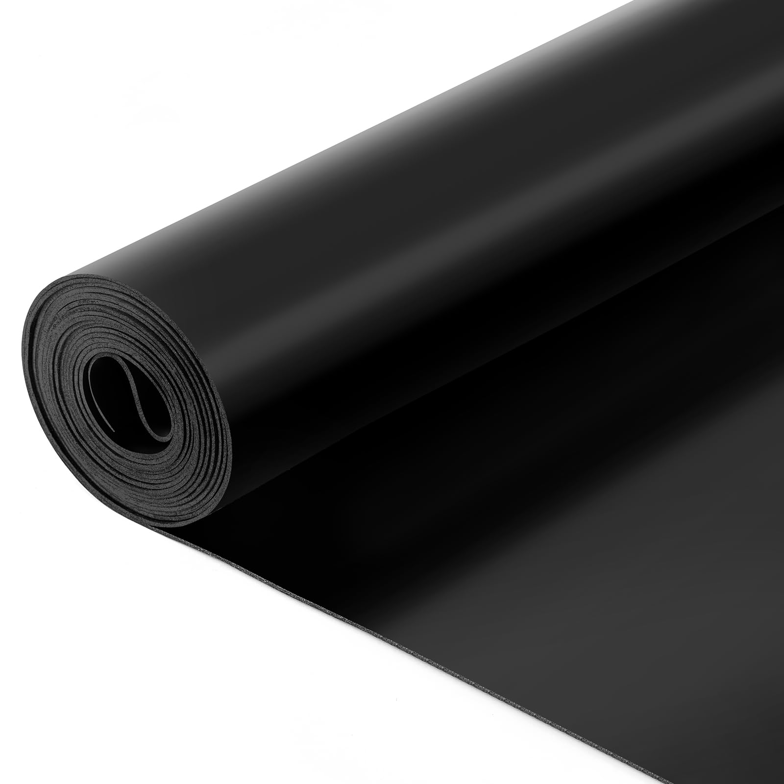 Photo 1 of Innconee 1 Pcs Neoprene Rubber Sheets Strip Roll 1/16 Inch /16" W x 118" L Long Wear Resistant Gasket Strip for DIY Gaskets, Mats, Seals, Crafts, Flooring, Black