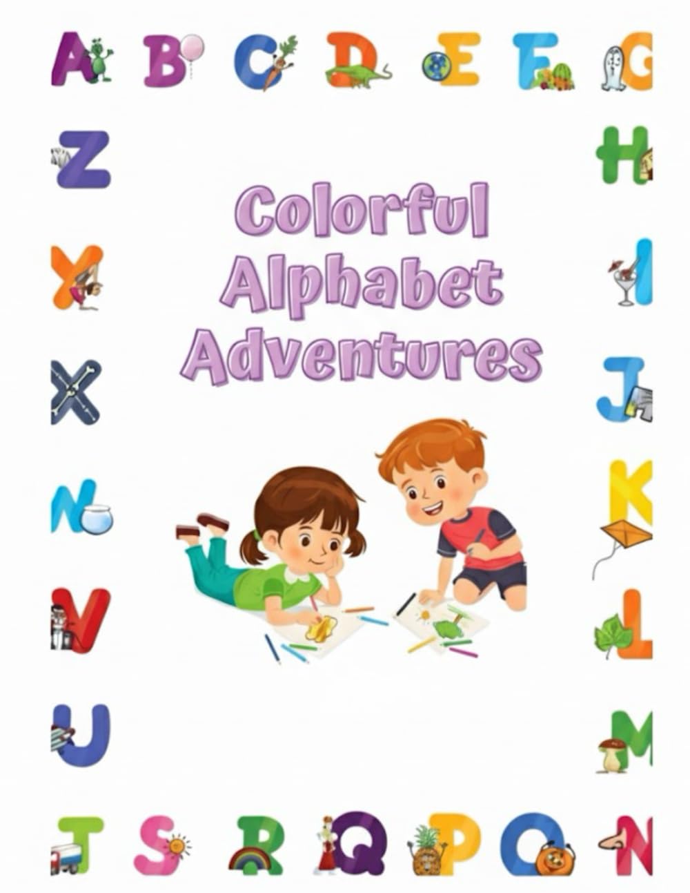 My First Alphabet Coloring Book: A to Z Fun for Little Learners!