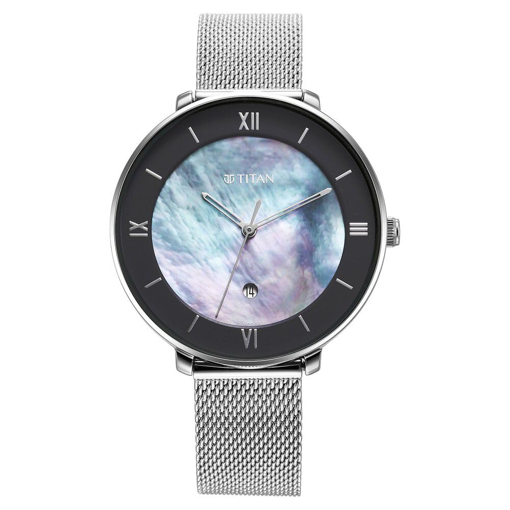 Titan Workwear Mother of Pearl Dial Analog Stainless Steel Strap Watch for Women-NS2651SM07 (B0CSZ47HPG) Amazon Price History, Amazon Price Tracker