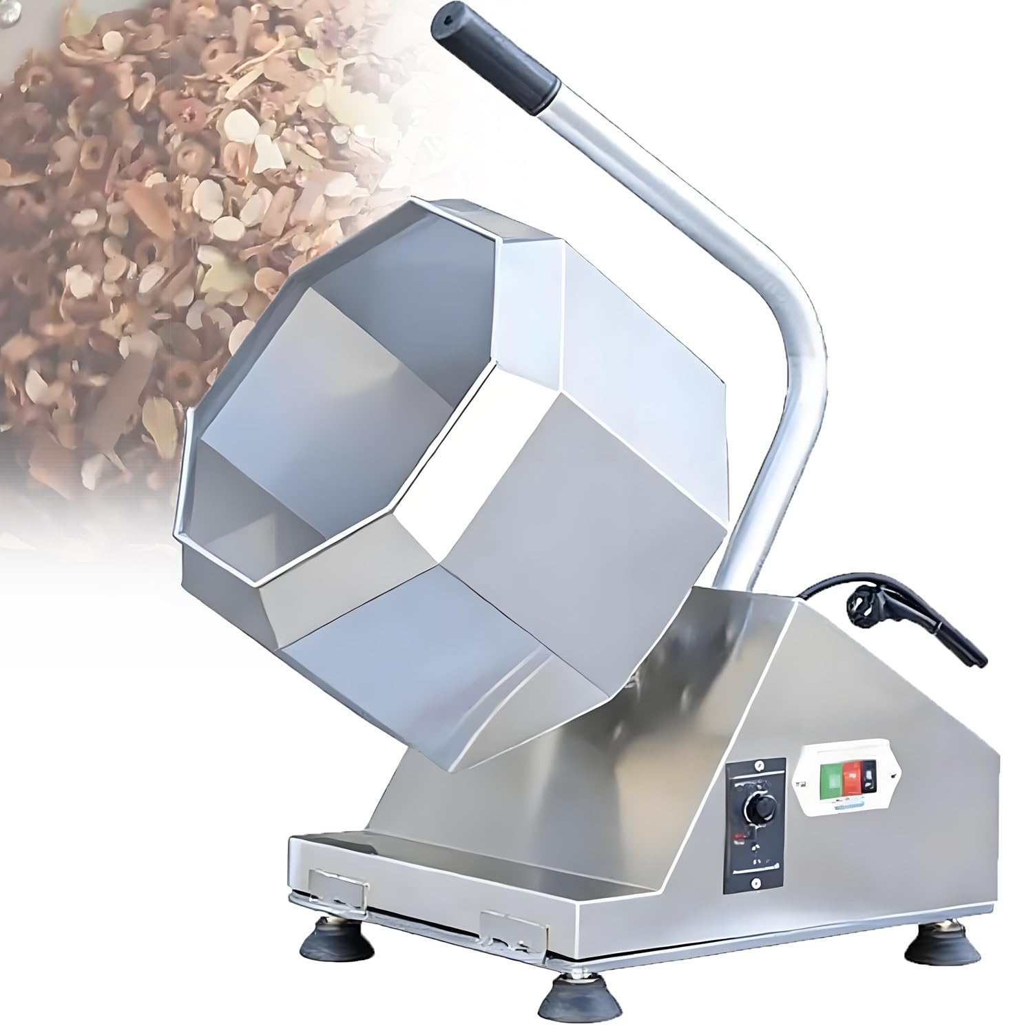 Miscelatore Ottagonale Professionale Alimenti Acciaio Inox,400 W