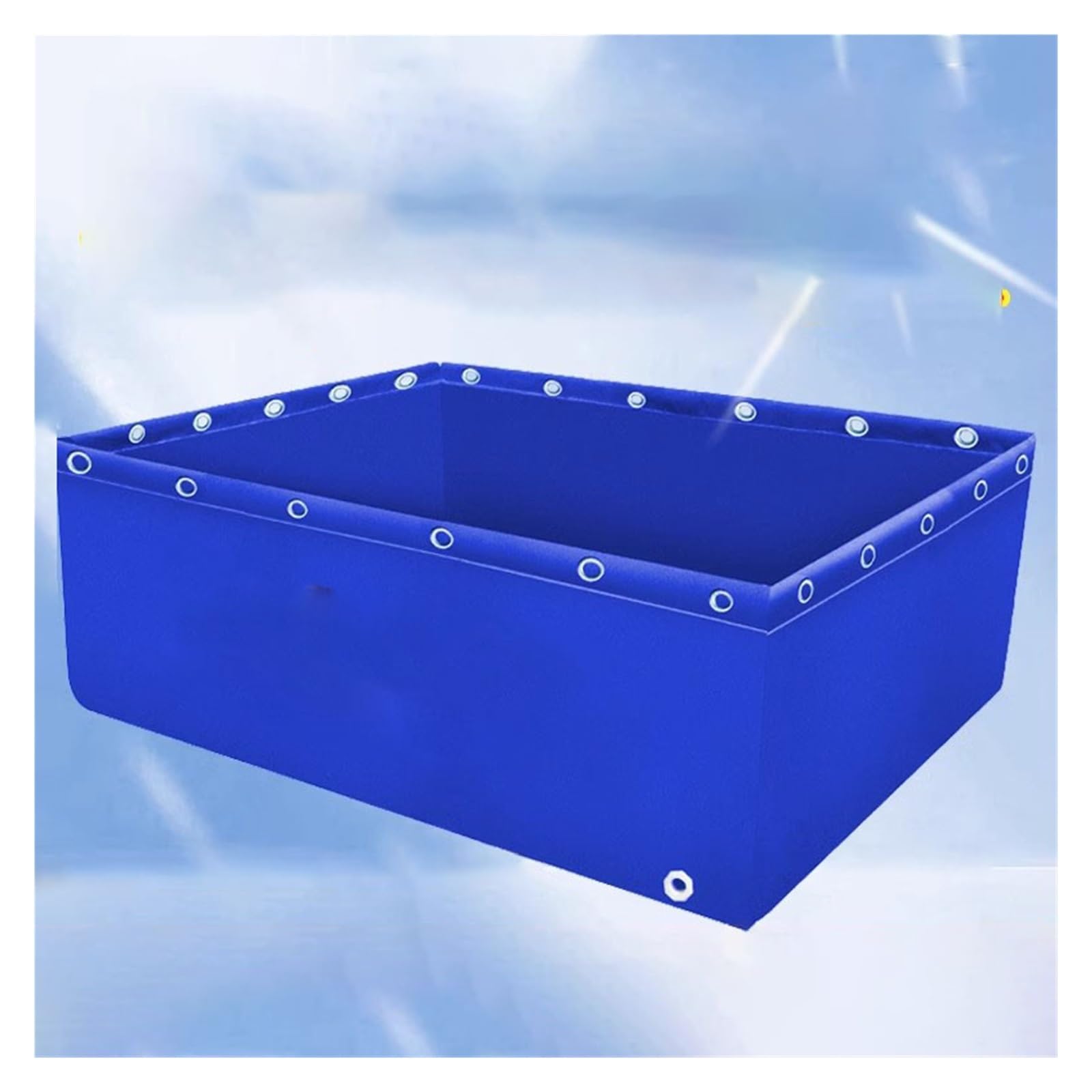 Laghetto per Pesci Pieghevole e Portatile in Tela. Ampia Vasca di Emergenza per l'acquacoltura di Carpe Koi e Resistente alla siccità. Ideale per acquari e approvvigionamento idrico (1x1,4 m).