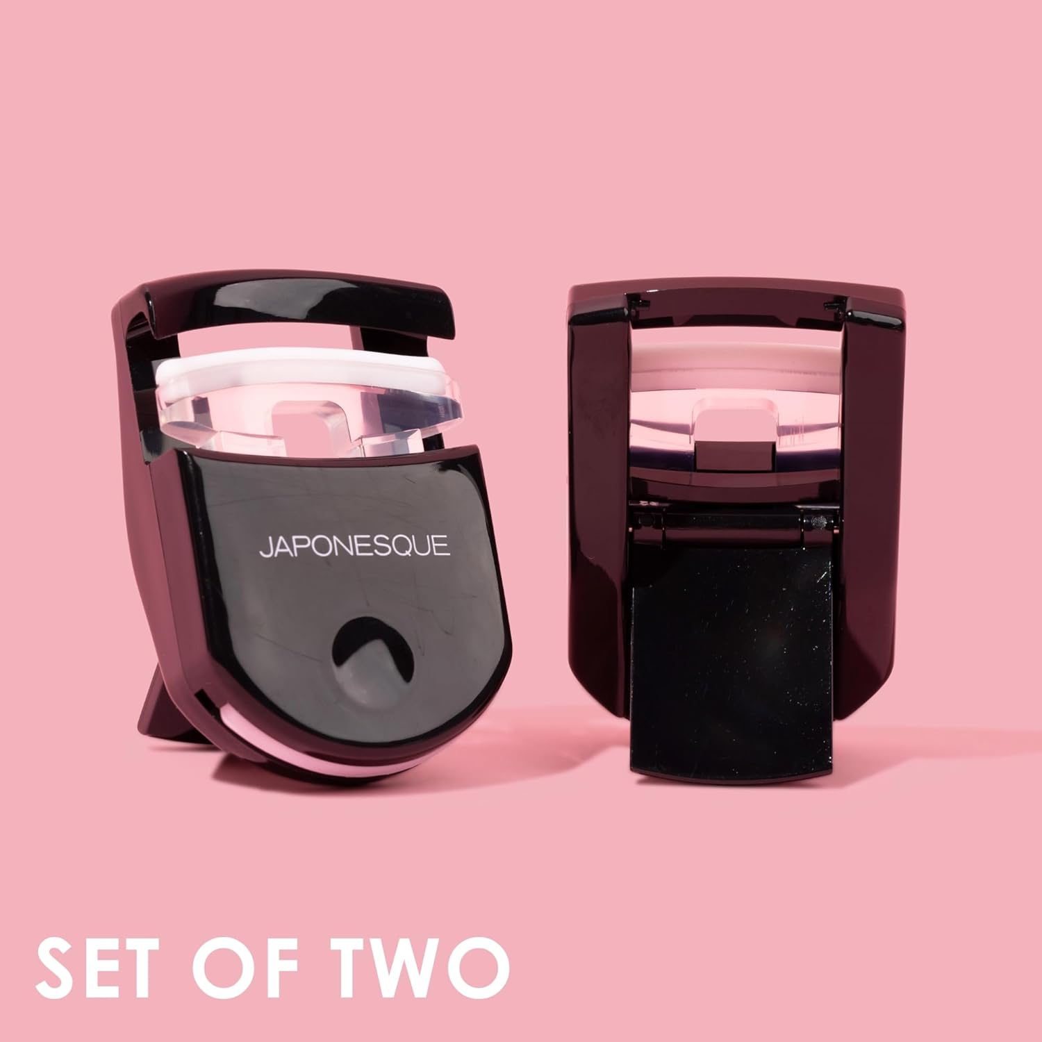 JAPONESQUE Travel Eyelash Curler (Black, 2 Pack) - Image 3