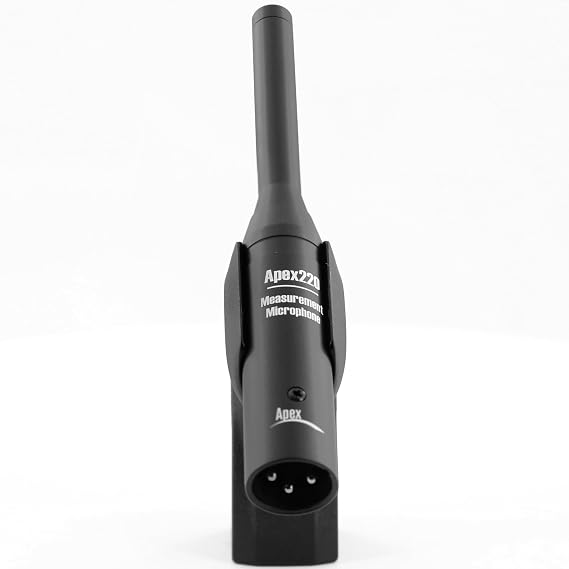 Apex Apex220 Linear Measurement Omnidirectional Condenser Microphone with Clip