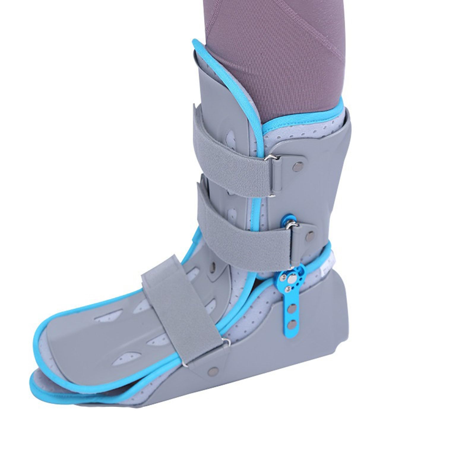 SFKLYU - Ortesis de pie caído para ajustar el ángulo, protección contra esguinces de tobillo, rehabilitación, soporte para las piernas, bota para caminar para esguince del tobillo, dedo roto, Left,S