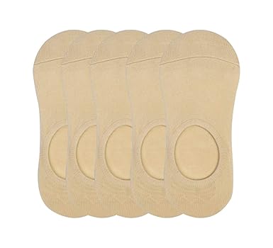 La Dearchuu Mens Cotton No Show Socks Low Cut Invisible Ankle Socks Non Slip | UK