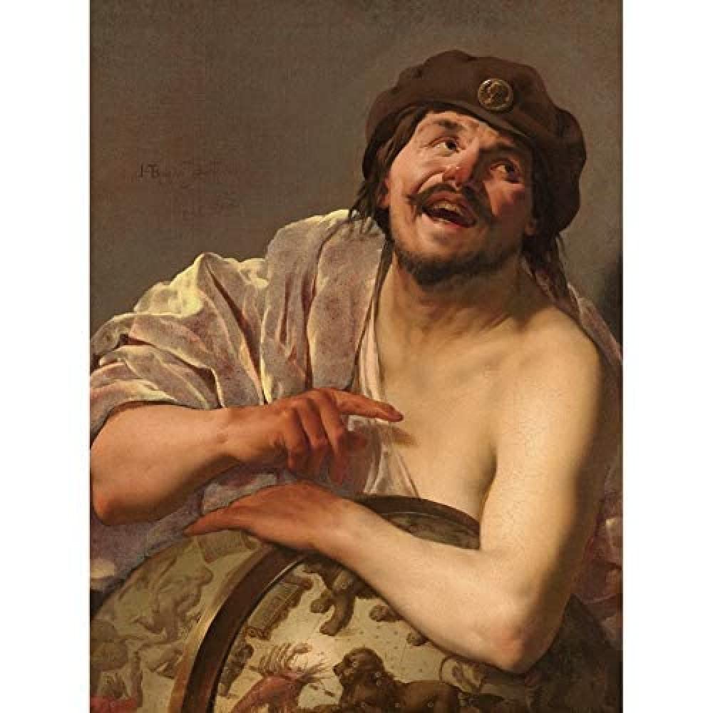 Artery8 Hendrick Ter Brugghen Democritus Painting Unframed Wall Art Print Poster Home Decor Premium