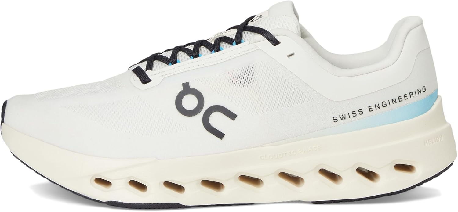 On Men's Cloudsurfer Next Sneaker, Ivory/Dew, 11 - Image 8