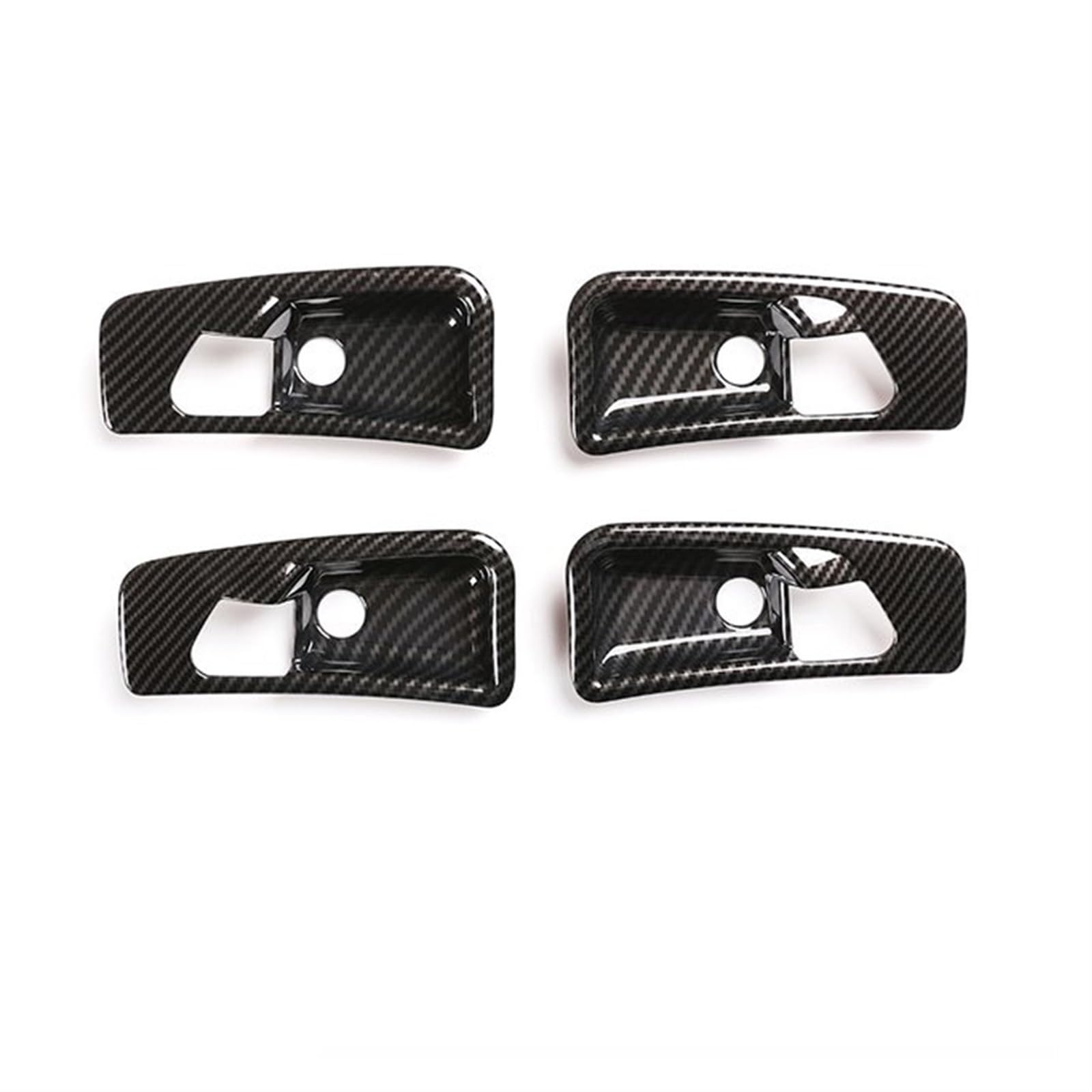 Zynther 2 Inside Door Latch Handle For Benz G Class W463 G63 G500 007-010 Abs Carbon Car Inner Door Handle Bowl Decoration Cover Stickers Car Accessories(2)