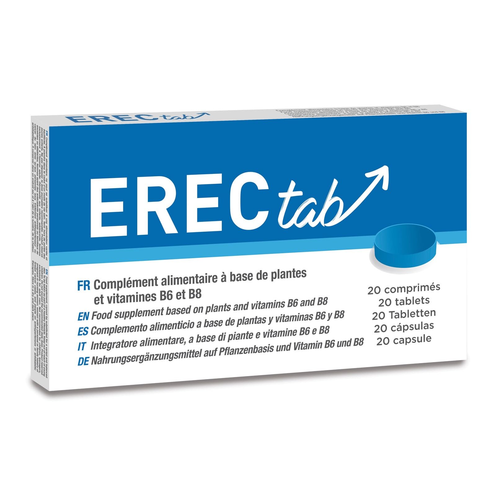 ERECtab - Erektion und Vitalität (20tabs), natürliches Potenzmittel