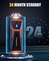 Vista 6 de VTOMAN V10 3500A Jump Starter, Portable Car Starter (9.5L Gas,7.5L Diesel Engine) 12V Lithium Jump Box, Auto Battery Booster Power Pack, Car Battery