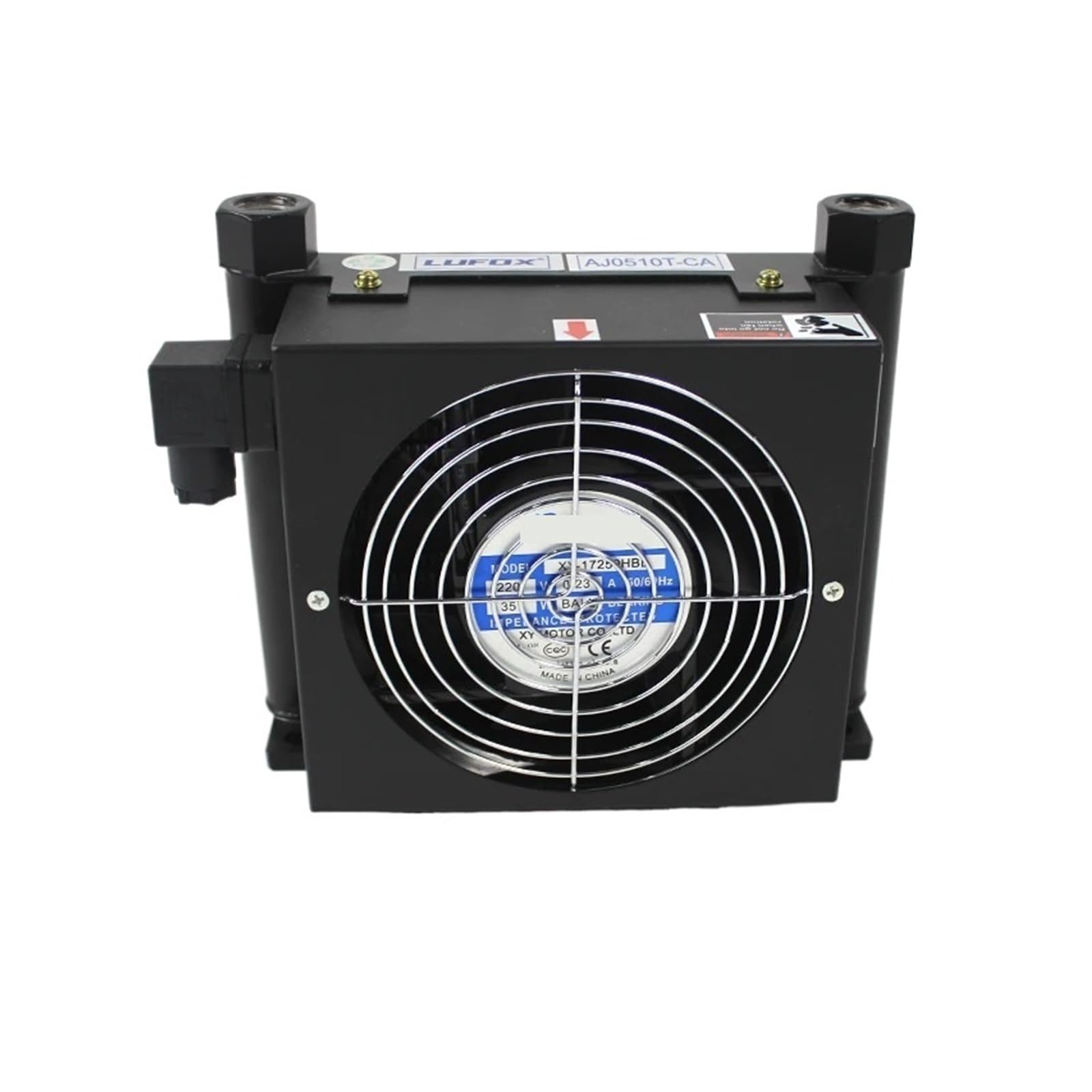 AJ0510T-CA with Shell 10L/Min Hydraulic Cooler Oil Radiator Heat Exchanger for CNC Hydraulic System Multiple Uses(AC380V)