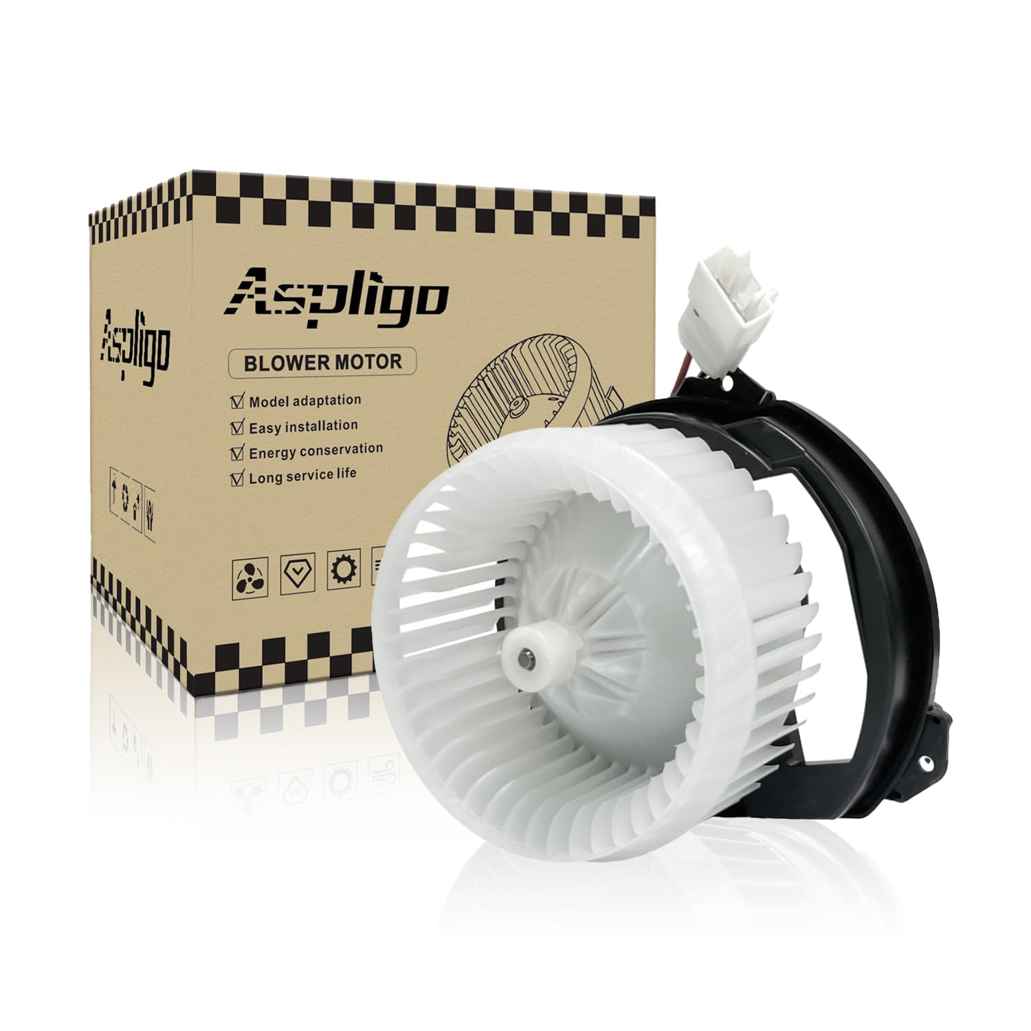 Aspligo AC Heater Blower Motor Fit for Chrysler 200 2015-2017 for Jeep Cherokee 2014-2022 75038, 700293, 68223053AC, BM10032C, PM4097