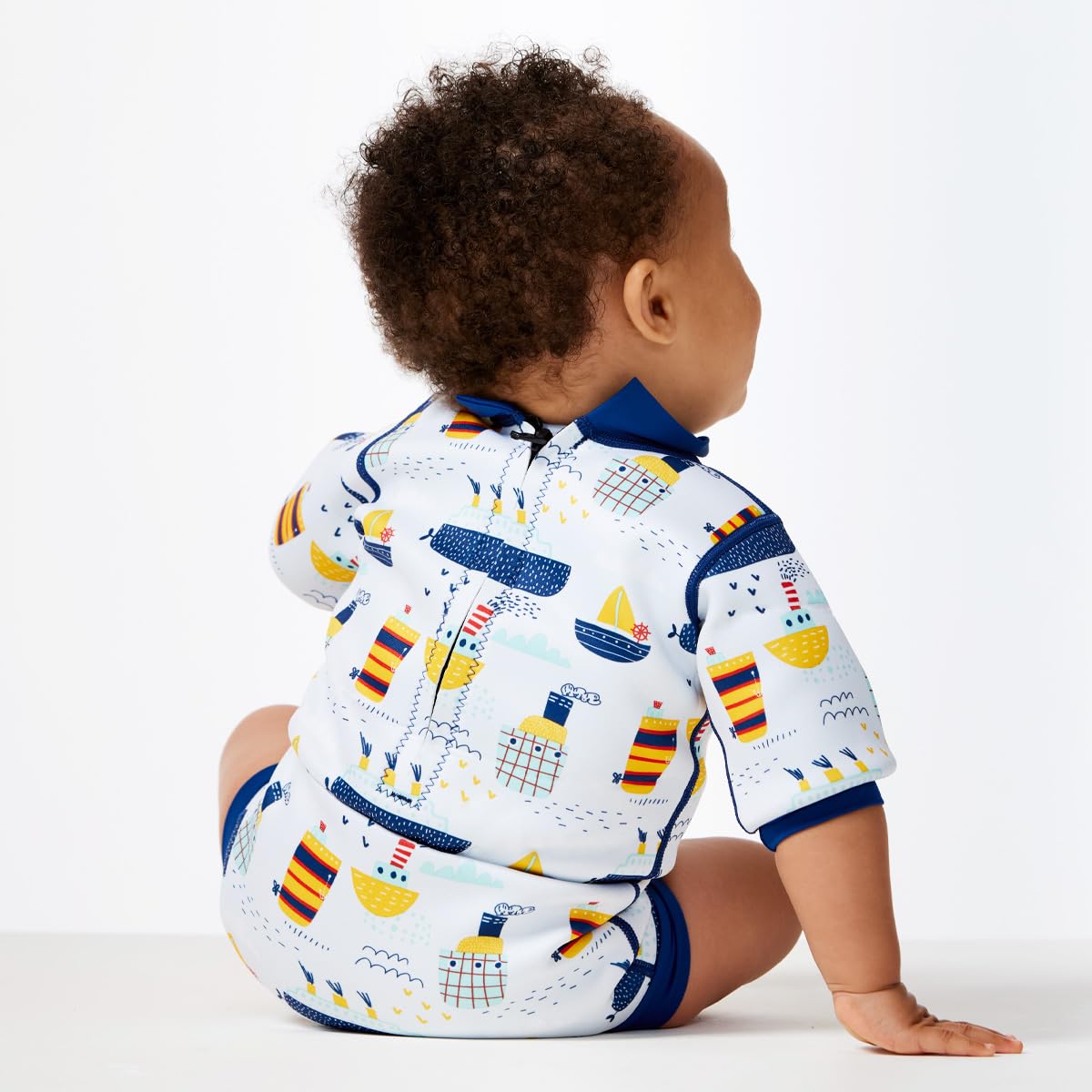 Splash About Strój kąpielowy jednoczęściowy Niemowlęta - chłopcy Happy Nappy Wetsuit (1 w zestawie)