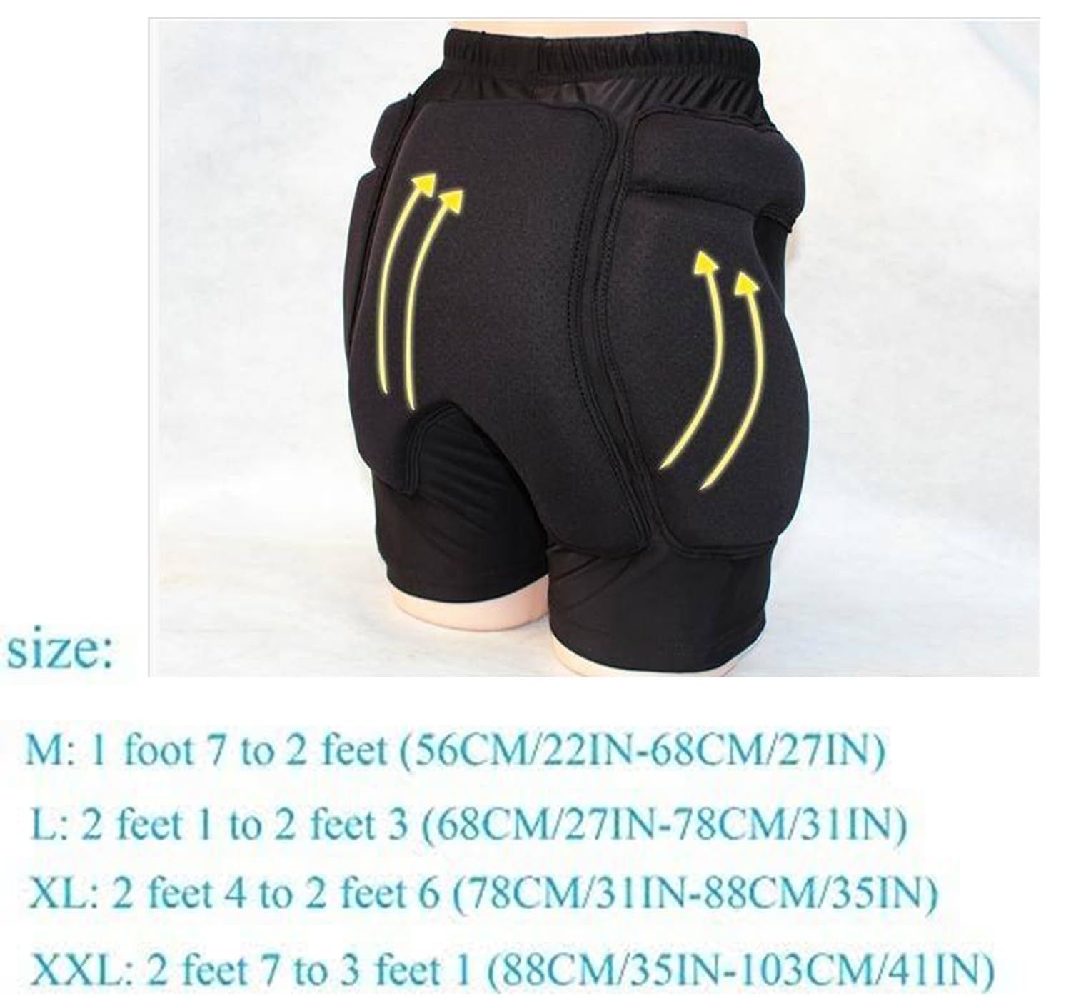 Protection des Hanches pour Personnes Âgées, Protection des Hanche Et du Coccyx pour Personnes À Mobilité Réduite, Voyages en Toute Sécurité, Protection Contre Les Chutes XL(Waist 78-88CM)