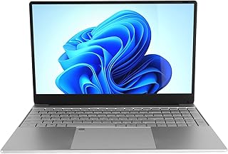 Laptop de 15,6 Polegadas para Win 11, para Intel N5095 Quad Core, 16 GB de RAM, SSD de 128 GB, para Gráficos Intel UHD, Tela IPS HD de 1920 X 1080, Desbloqueio por Impressão (16+256G Plugue dos EUA)