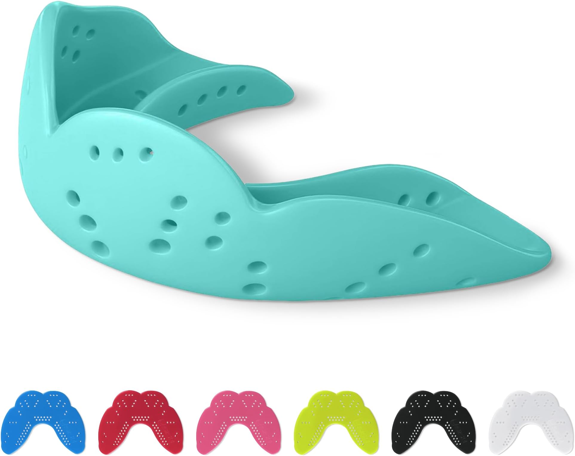 SISU Aero Mouthguard - Medium, Awesome Aqua
