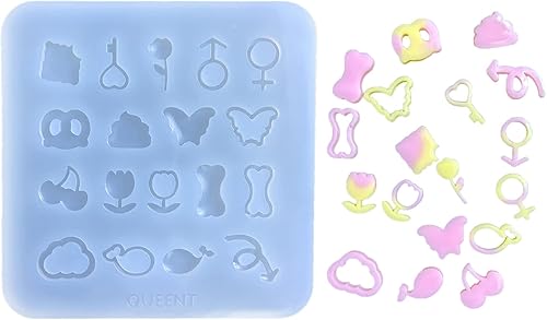 Miniatura 1 de Molde de resina epoxi relleno de arena movediza Molde de silicona de relleno de resina Herramientas de fundición de bricolaje