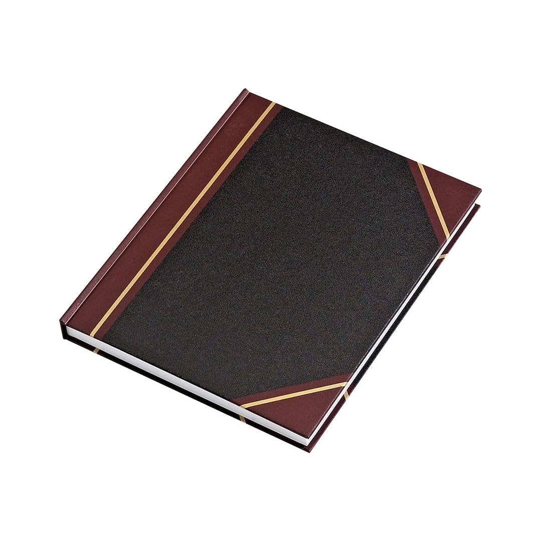 Staples Libro de registros, 300 páginas, negro (26510)
