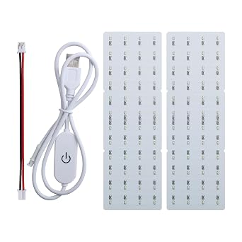 3D Printer Accessories LED Backlight Board Replacement Kit PCB Light Board with Connection Cable for Lithophane Photo Model DIY Printing Project