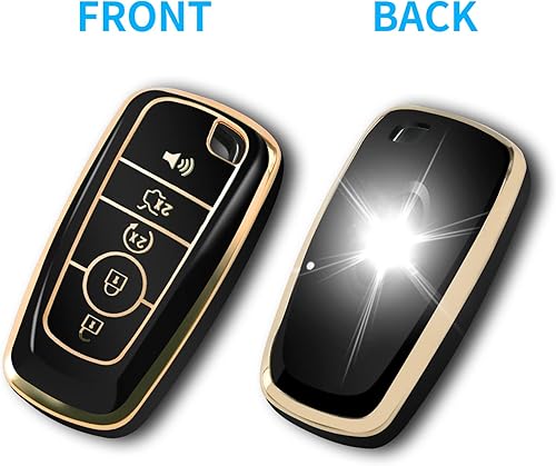 Miniatura 8 de Funda para llavero de Ford con llavero, funda de TPU suave protección completa para Ford Explorer Fusion Escape Edge Expedition F150 F250 F350 F450