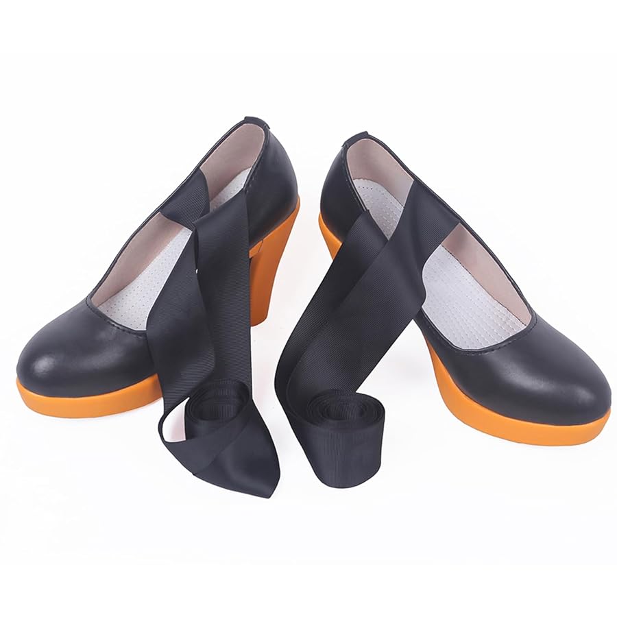 Amazon.com: P5 Haru Okumura Noir Shoes Boots Cosplay Costume