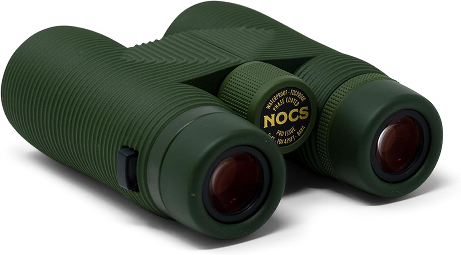 Nocs Provisions Pro Issue 8x42 Compact Fogproof Waterproof Binoculars for Adults & Kids, 8X Magnification, Wide View Multi-Coated Lenses for Bird Watching, Hunting & Stargazing - Canopy Green
